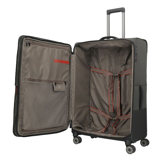Travelite Crosslite 4 roulettes Trolley XL 81 cm avec soufflet d'extension
