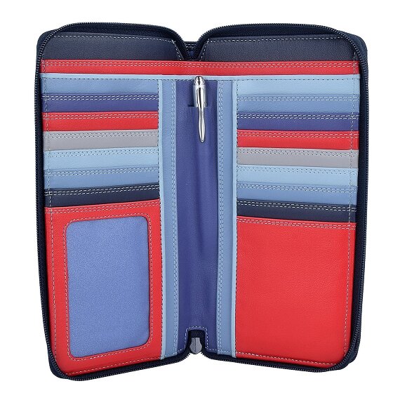 Mywalit Large Double Zip Around Purse Porte-monnaie en cuir 18 cm