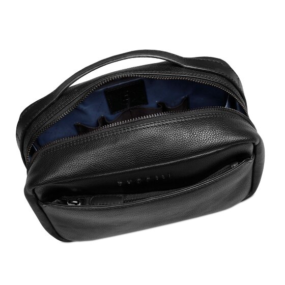 bugatti Black Trousse de toilette Cuir 21 cm
