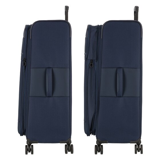 Jump Monthélys 4 roulettes Trolley 78 cm avec soufflet d'extension