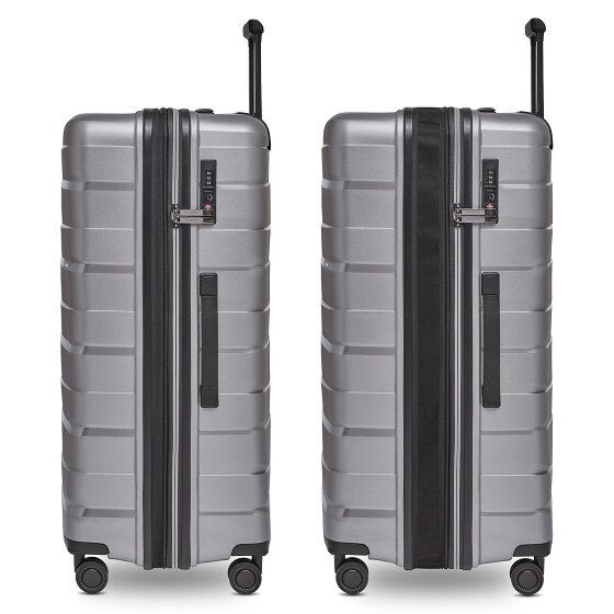 Bergpfeil Travel 4-roll Trolley L 75 cm avec soufflet d'extension