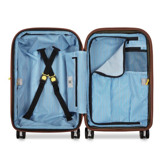 Delsey Paris Carrousel 2 4 roulettes Trolley de cabine 55 cm avec soufflet d'extension