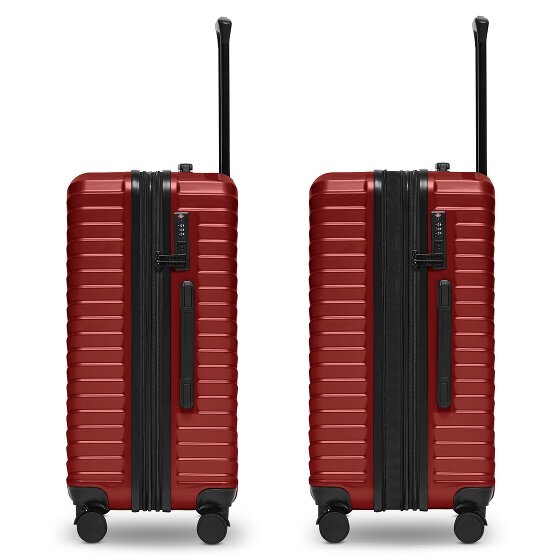 Redolz Essentials 18 4 roulettes Set de valises 3 pièces avec soufflet d'extension