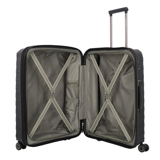 Travelite Mooby 4 roulettes Set de valises 3 pièces avec soufflet d'extension