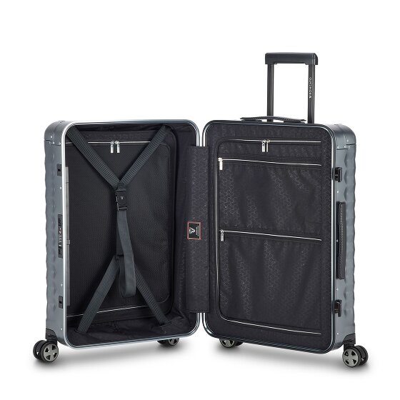 Roncato Uno Aluminium 4 roulettes Trolley 68 cm