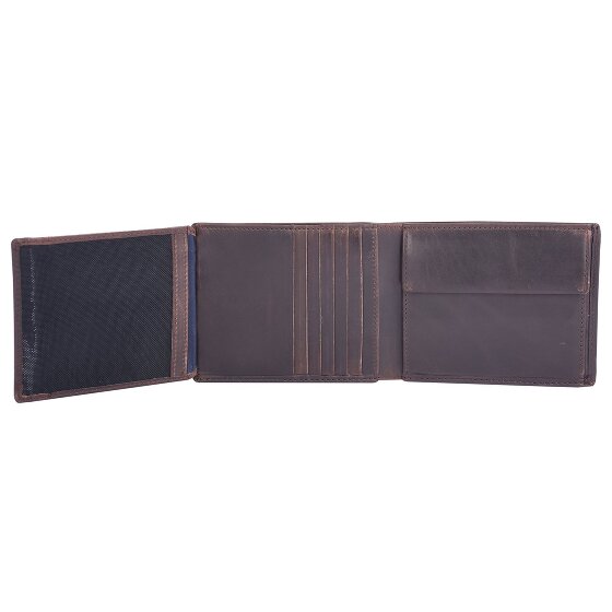 Maître Birkheim Gandolf Porte-monnaie Protection RFID Cuir 12.5 cm