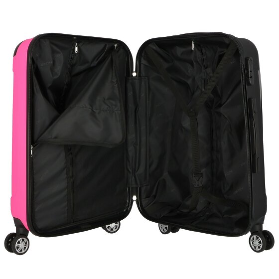 Nowi Lugano 4 roulettes Set de valises 2 pièces