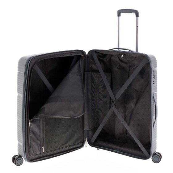 Gladiator 0800 4 roulettes Trolley 65 cm avec soufflet d'extension