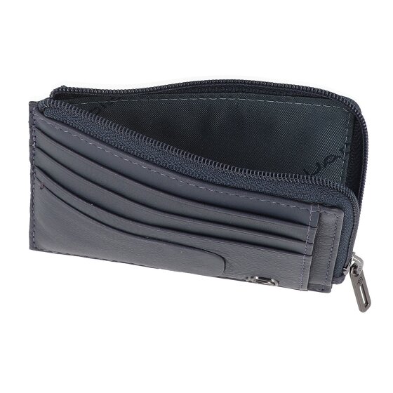 Piquadro Akron Étui pour cartes de crédit Protection RFID Cuir 11.5 cm