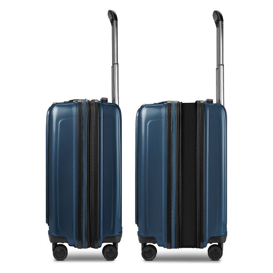 Redolz Essentials 14 4 roues Valise cabine S 55 cm Compartiment ordinateur avec soufflet d'extension