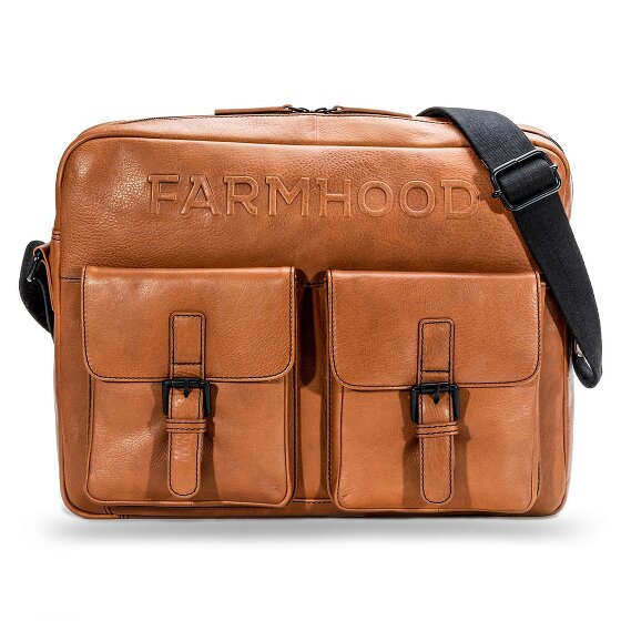 Farmhood Memphis Porte-documents Messenger Cuir 38 cm Compartiment pour ordinateur portable