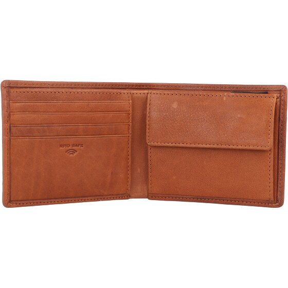 Strellson Blackwall BillFold H8 Porte-monnaie en cuir RFID 10,5 cm