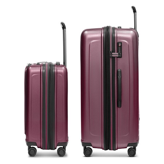 Redolz Essentials 14 Set de valises à 4 roulettes 2 pcs. compartiment pour ordinateur portable avec soufflet d'extension