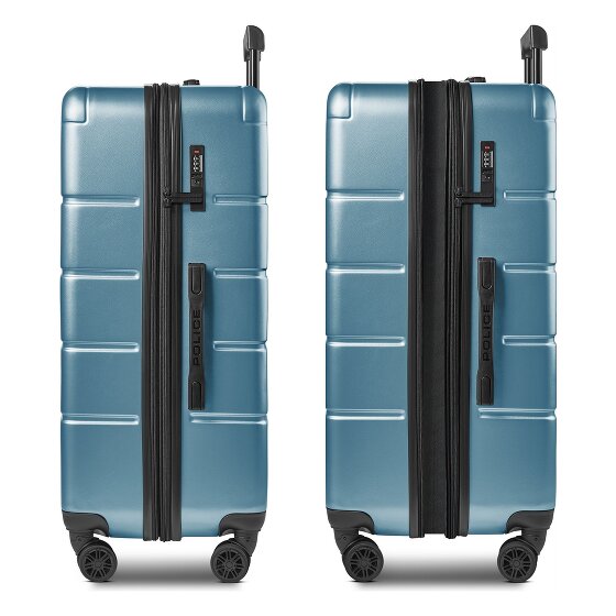 Police Dublin 4 roues Valise cabine L 75 cm avec soufflet d'extension