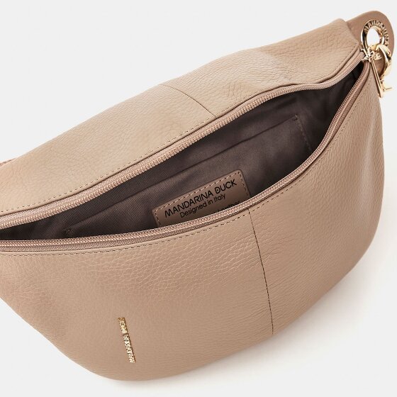 Mandarina Duck Mellow Leather Sac banane Cuir véritable 30 cm