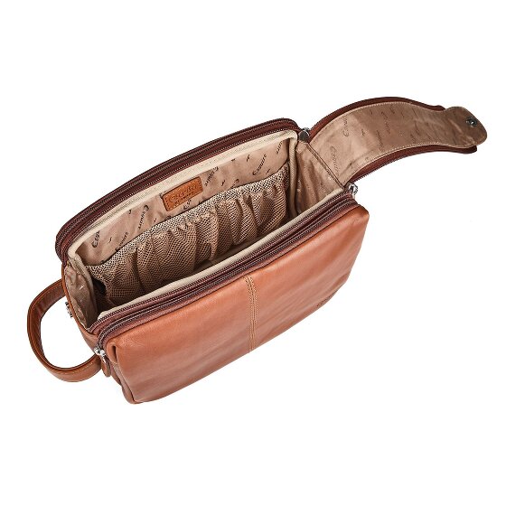 Esquire Dallas Trousse de toilette Cuir véritable 25 cm