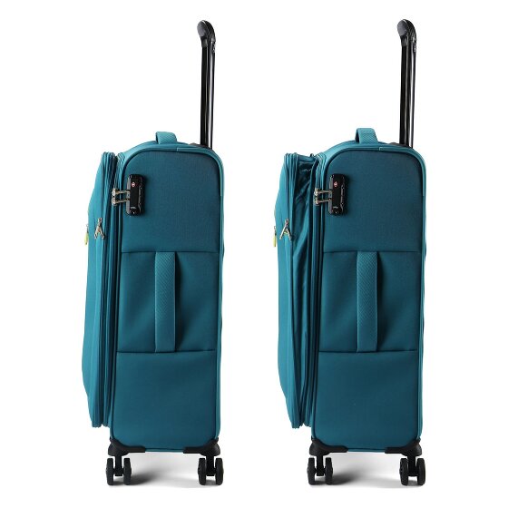 American Tourister Nitestream 4 roues Set de valises 3 pièces avec soufflet d'extension