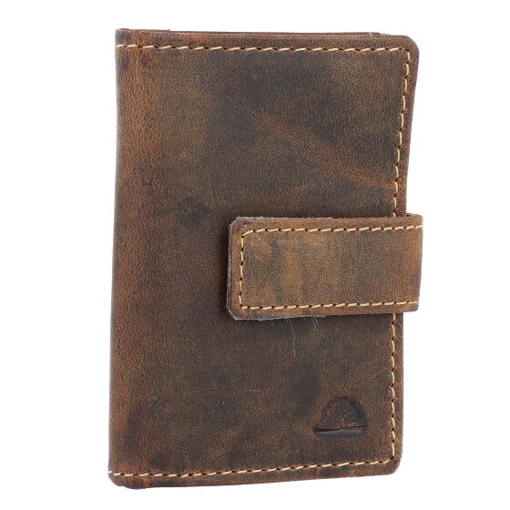 Greenburry Porte-cartes de visite Vintage RFID en cuir 7 cm