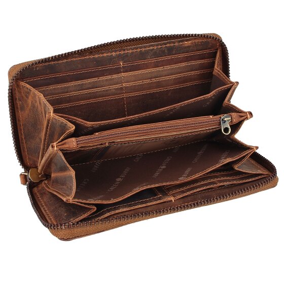 Greenburry Pochette Vintage pour téléphone portable RFID en cuir 8 cm