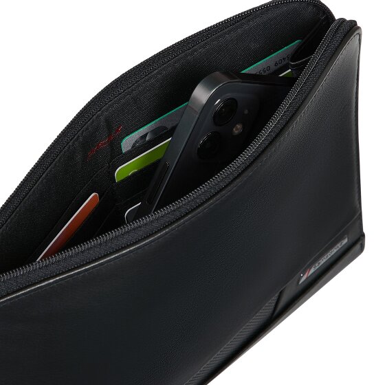 Samsonite Pro-Dlx 6 Sac pour homme Protection RFID Cuir véritable 21 cm
