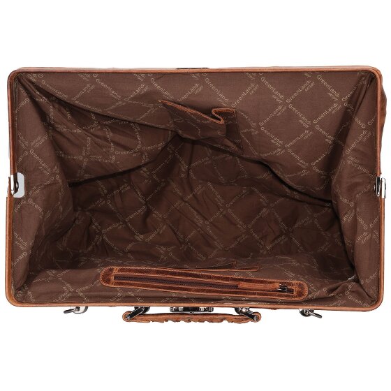 Greenland Nature Montana Weekender Sac de voyage RFID cuir 51 cm