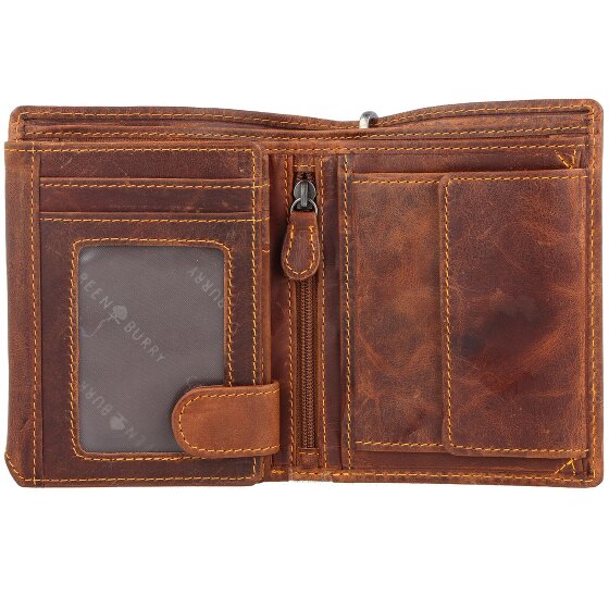 Greenburry Porte-monnaie Rebel Rider Biker en cuir 11 cm