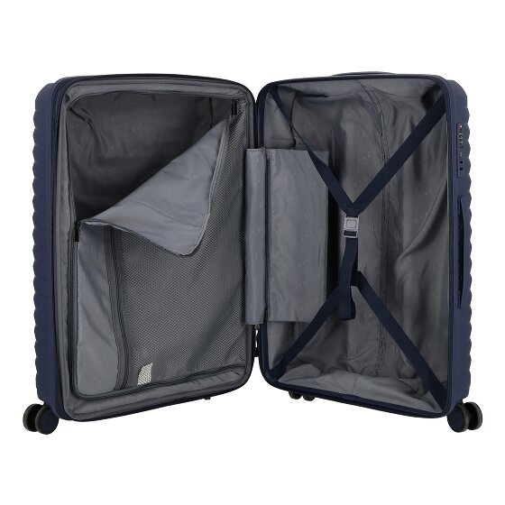 d&n Travel Line 4500 4 roulettes Set de valises 3 pièces avec soufflet d'extension