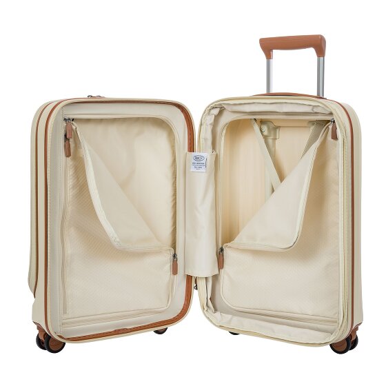 Bric's Taormina 4 roulettes Trolley S 57 cm avec soufflet d'extension