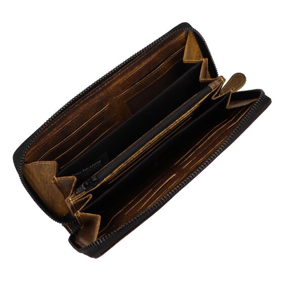 Greenburry Destressed Porte-monnaie Protection RFID Cuir 19 cm
