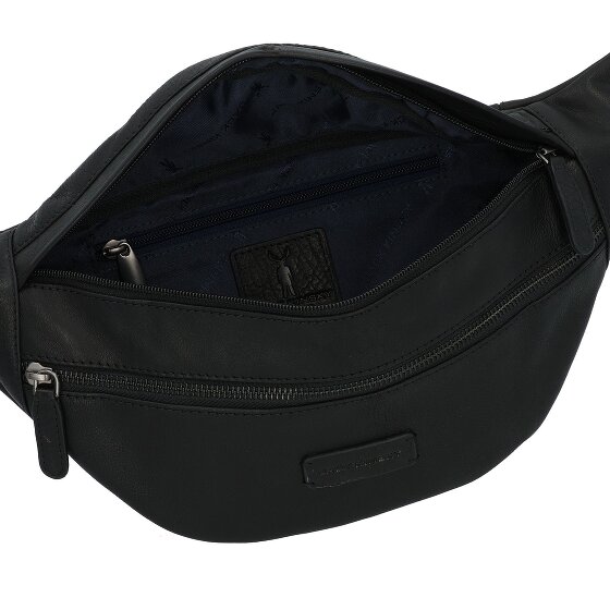 Jack Kinsky Porto Sac banane Cuir véritable 30 cm