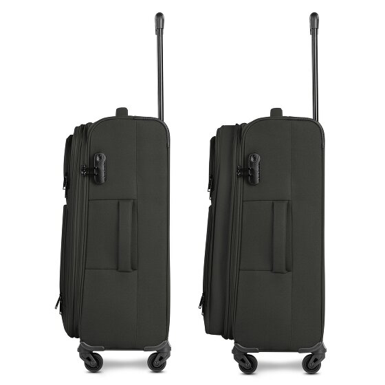 Smartbox Edition 04 4 roulettes Trolley 67 cm avec soufflet d'extension