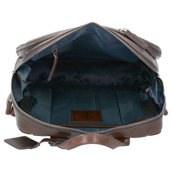 Leonhard Heyden Roma sac à dos en cuir 40 cm compartiment pour ordinateur portable