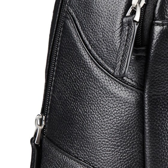 Piquadro Daypack Cuir véritable 39 cm Compartiment ordinateur