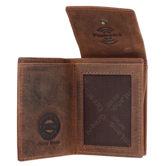 Greenland Nature Porte-cartes de crédit Montenegro RFID en cuir 6,5 cm