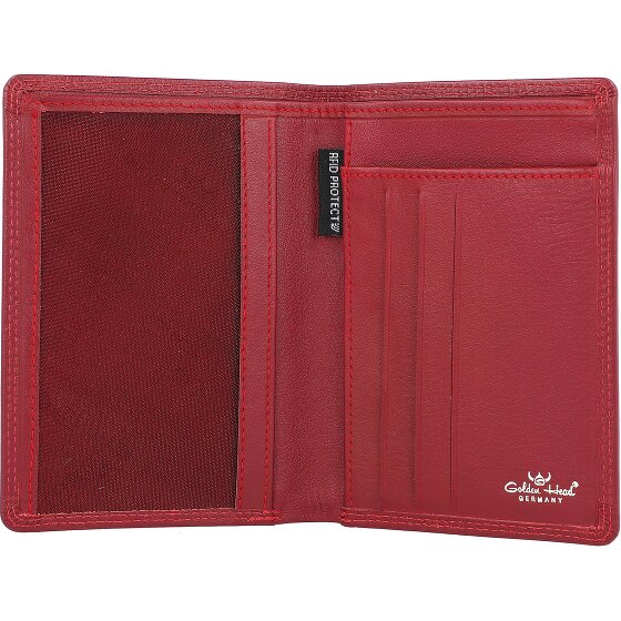 Golden Head Etui pour cartes d'identité Polo RFID en cuir 9 cm