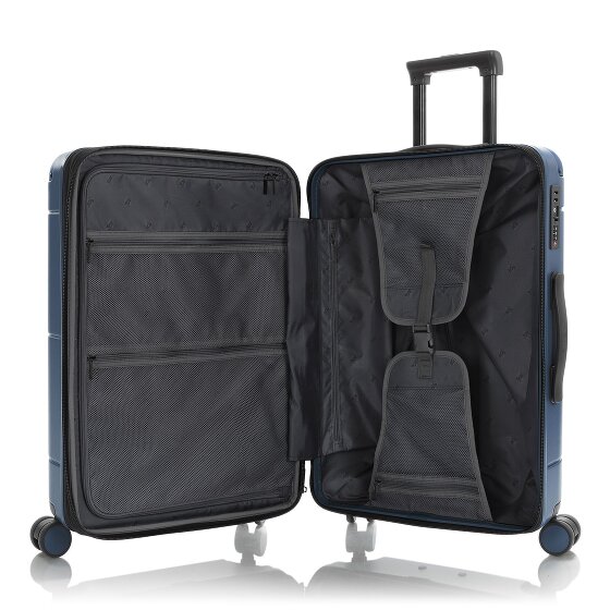 Heys Zen 4 roulettes Trolley M 66 cm avec soufflet d'extension