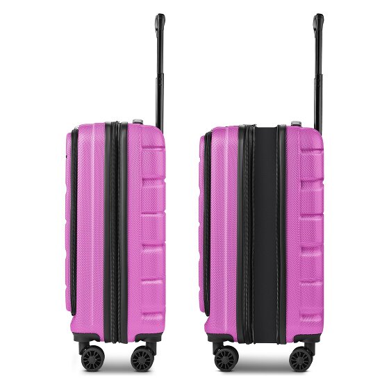 Franky Munich 4.0 4 roues Valise cabine 55 cm Compartiment ordinateur avec soufflet d'extension