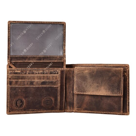 Greenburry Huntsman Porte-monnaie Protection RFID Cuir 12.5 cm
