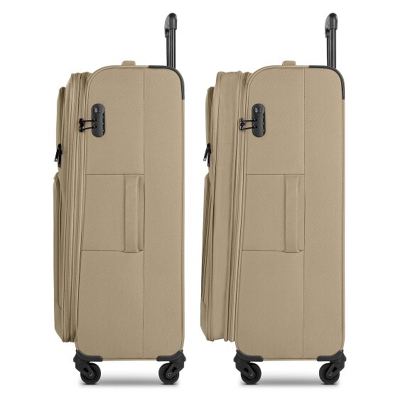 Smartbox Edition 04 4 roues Valise cabine 78 cm avec soufflet d'extension