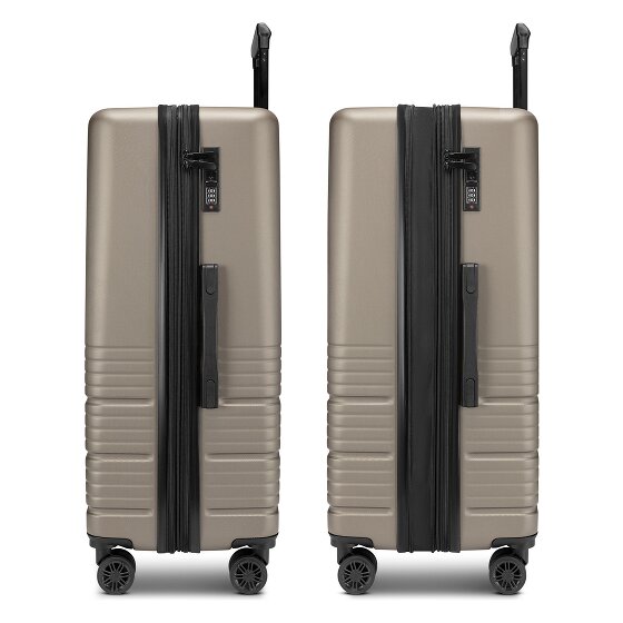 camel active Hanoi 4 roulettes Trolley L 78 cm avec soufflet d'extension