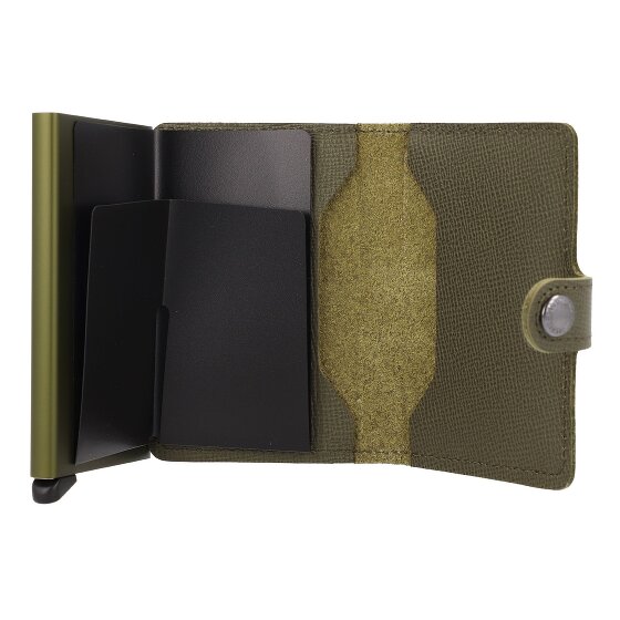 Secrid Miniwallet Étui pour cartes de crédit Protection RFID Cuir véritable 6.5 cm