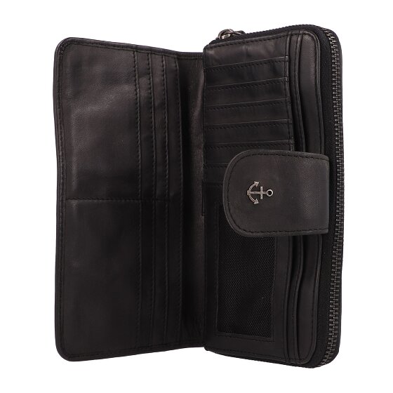 Harbour 2nd Anchor Love Porte-monnaie Protection RFID Cuir véritable 19 cm