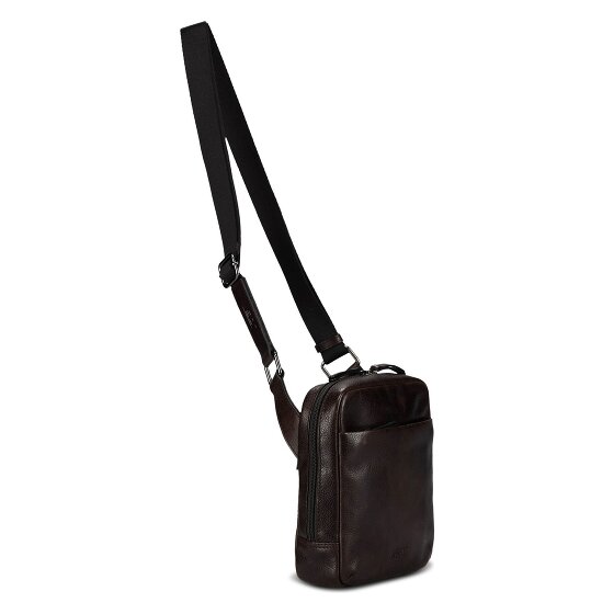 Jost London Mini sac à bandoulière XS Cuir véritable 18 cm