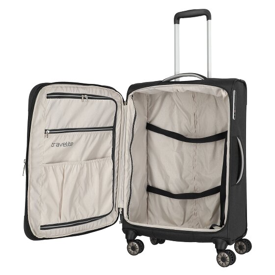 Travelite Miigo 4 roues Set de valises 4 pièces avec soufflet d'extension
