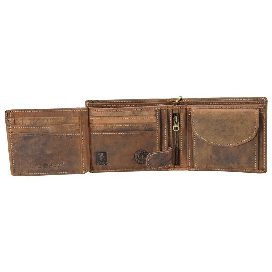 Greenburry Porte-monnaie Vintage Skull en cuir 12 cm