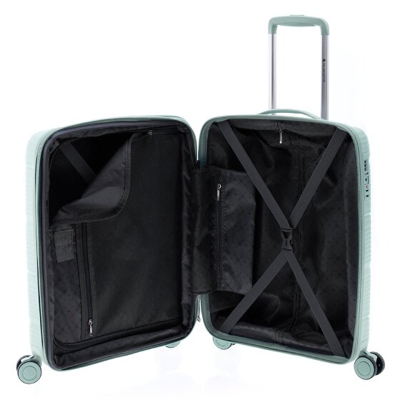 Gladiator 0800 4 roulettes Trolley de cabine 55 cm avec soufflet d'extension