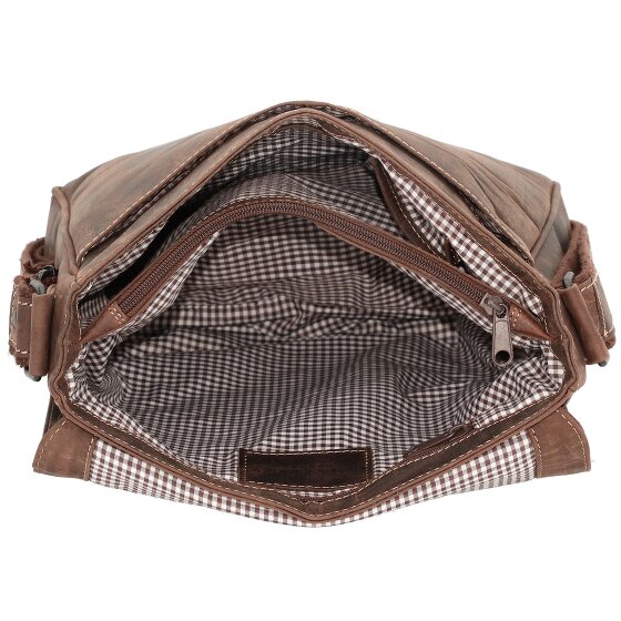 Jack Kinsky Baltimore 4 sac à bandoulière en cuir 28 cm