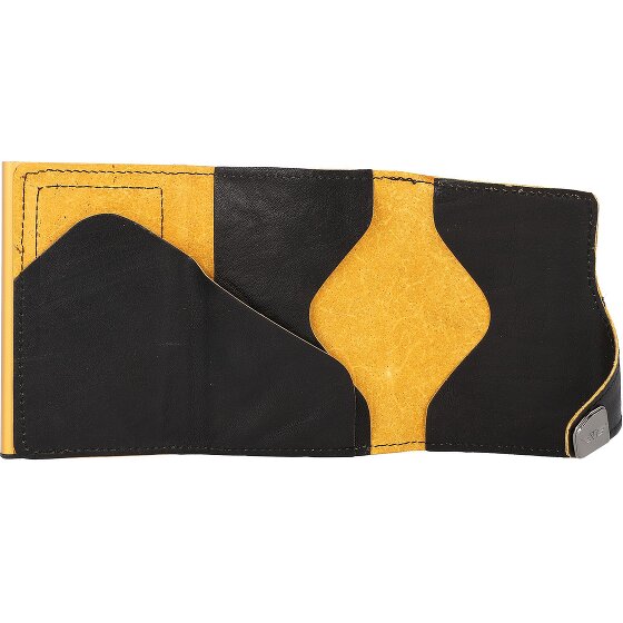 Tru Virtu Click & Slide Porte-cartes de crédit RFID en cuir 6,5 cm