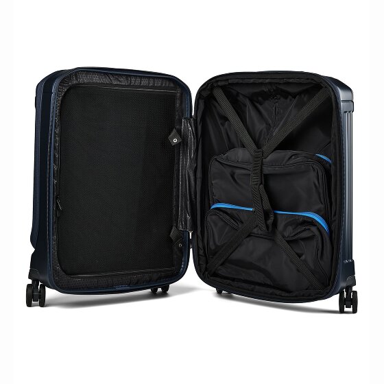 Piquadro PQ-Light 4 roues Valise cabine S 56 cm Compartiment ordinateur avec soufflet d'extension