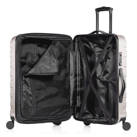 Pack Easy Clipper by Pack Easy Kosmo 4 roulettes Trolley 67 cm avec soufflet d'extension